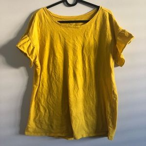 LOFT- Size M yellow top